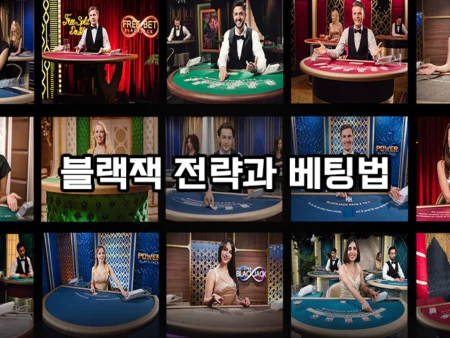 블랙잭 전략과 베팅법-확률, 자금, 규칙까지 완벽 실전 가이드