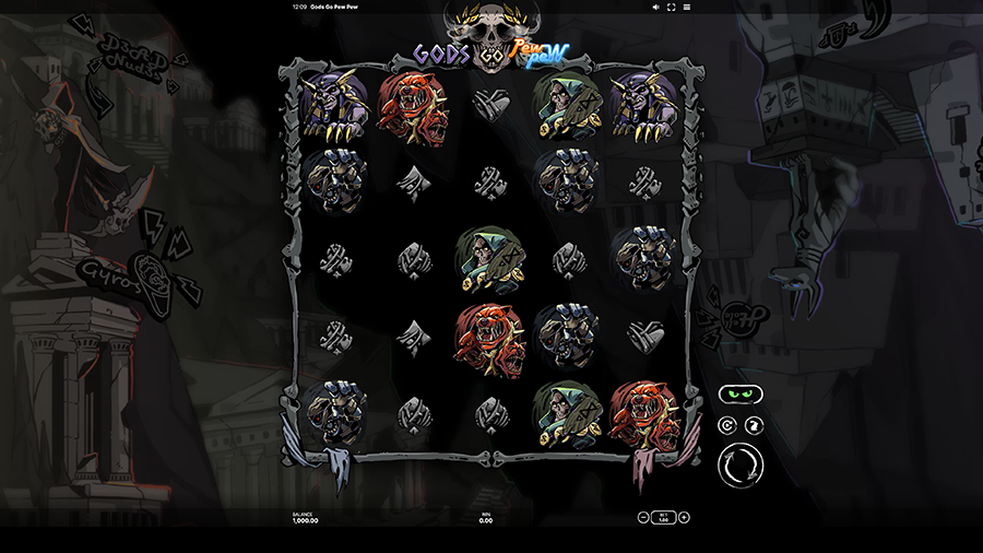 갓즈 고 퓨 퓨 슬롯 게임 화면